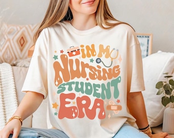 Shirt in mijn schoolverpleegster tijdperk, T-shirt schoolverpleegkundige, verpleegkundige waardering cadeau basisschool, terug naar school, cadeau schoolverpleegkundige