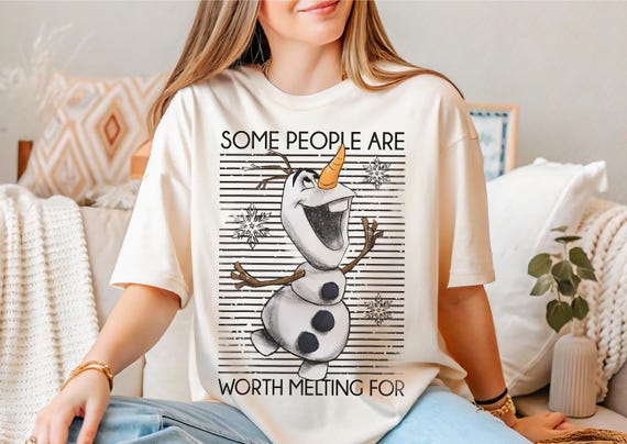 Some People Are Worth Melting For T-shirt, Princess Frozen Shirt, Disney Frozen Olaf Shirt, WDW Family Vacation Shirt, Disneyland Trip Shirt