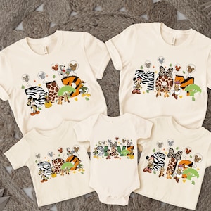 Personalized Disney Animal Kingdom Shirts, Custom Disney Safari Shirts, Animal Kingdom Family Shirt, Disneyworld Safari Shirt, Safari Tee