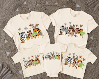 Personalized Disney Animal Kingdom Shirts, Custom Disney Safari Shirts, Animal Kingdom Family Shirt, Disneyworld Safari Shirt, Safari Tee