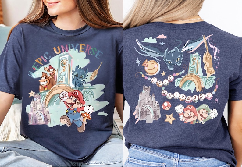 Epic Universe T-shirt, Family Universe Park Trip 2025 Shirt, Orlando Park Epic Universe Tee, WDW Family Vacation Shirt, Disney Trip Shirt