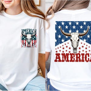 American Skull T-shirt, patriottische 4 juli shirt, Independence Day shirt, Memorial Day Tee, patriottische schedel shirt, America Freedom shirt