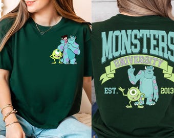 Monsters University Est. 2013 T-shirt, Disney School Shirt, Disney Monsters School Shirt, Back To School Sweatshirt, WDW Family Vacay Shirt