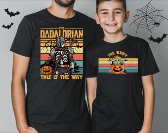The Dadalorian Halloween T-shirt, This Is The Way Shirt, Star Wars Dad Shirt, Fathers Day Shirt, WDW Family Trip Tee, Spooky Season Shirt