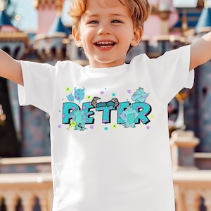 Disney Monster Shirt, Custom Monster Shirt, Mike Wazowski And Sulley Shirt, Personalized Monsters Tee, WDW Family Vacay Tee, Disney Trip Tee