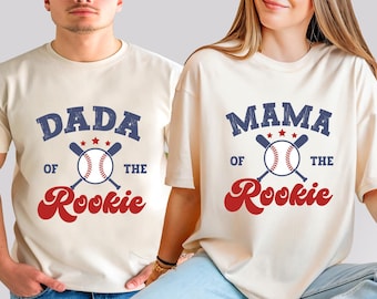 Dada Of The Rookie Shirt, Mama Of The Rookie Shirt, Baseball Player Tee, Baseball Lover Shirt, Baseball Season Shirt, Baseball Mom Dad Tee