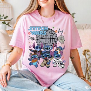 Star Wars Stitch Shirt, Disney Star Wars Shirt, Stitch Galaxy's Edge Sweater, Disney Stitch T-Shirt, Stitch Mandalorian Shirt, Stitch Tee