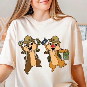 Chip And Dale Safari Shirt, Disney Chip And Dale Shirt, Disney Animal Kingdom T-Shirt, Disney Safari Shirt, Disney Family Trip Sweater