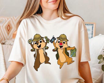 Maglietta Safari di Cip e Ciop, Maglietta Disney di Cip e Ciop, Maglietta Disney Animal Kingdom, Maglietta Safari Disney, Maglione Disney Family Trip