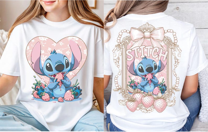 a woman wearing a t - shirt with a stitch stitch stitch stitch stitch stitch stitch