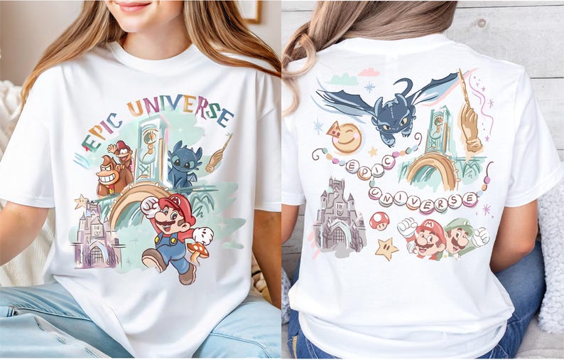 Epic Universe T-shirt, Family Universe Park Trip 2025 Shirt, Orlando Park Epic Universe Tee, WDW Family Vacation Shirt, Disney Trip Shirt