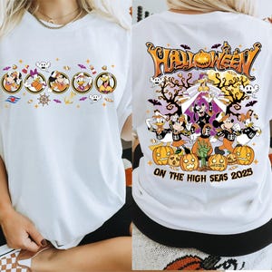 Halloween On The High Seas 2025 Shirt, Disney Mickey And Friends Halloween Shirt, Mickey & Co Cruise Halloween Shirt, Spooky Season Shirt