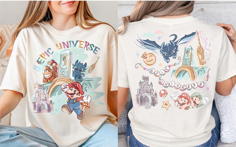Epic Universe T-shirt, Family Universe Park Trip 2025 Shirt, Orlando Park Epic Universe Tee, WDW Family Vacation Shirt, Disney Trip Shirt
