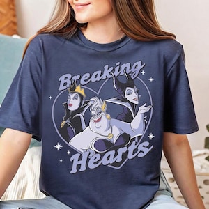 Breaking Hearts Shirt, Villains T-shirt, Evil Friends Shirt, Evil Queen Tee, Bad Girls Shirt, Disney Bad Witches Shirt, WDW Family Trip Tee