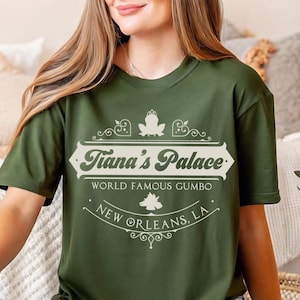 Disney Tiana&#39;s Palace T-shirt, The Princess And The Frog New Orlean Shirt, Princess Tiana Shirt, Disney Tiana Tee, Dsineyland Family Shirt