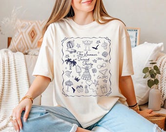 This Summer Turned Thirty Shirt, Summer Birthday Tee, Birthday Party Shirt, 30th Birthday Shirt, Beach Birthday Girl Shirt, Birthday Shirt