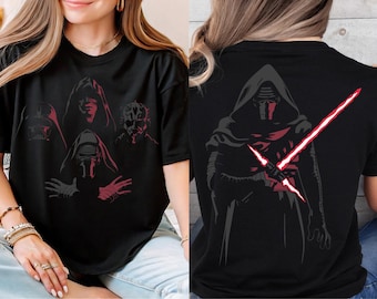Sith Lords Star Wars T-shirt, Darth Vader Darth Maul Emperor Kylo Ren T-Shirt, Star Wars Movie Shirt, Galaxy&#39;s Edge Tee, Star Wars Fan Shirt