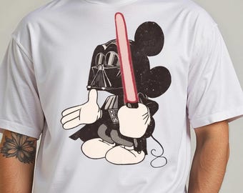 Star Wars Shirt,  Mickey Darth Vader Sweatshirt, WDW Family Vacation Shirt, Galaxy's Edge Sweater, Lightsaber Tee