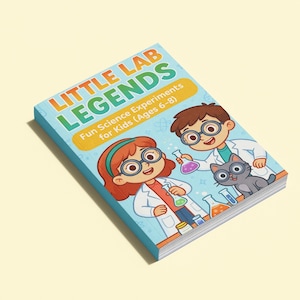 Little Lab Legends | Kids Digital Experiment Book | Fun Science Activities & Experiments eBook | Instant Download