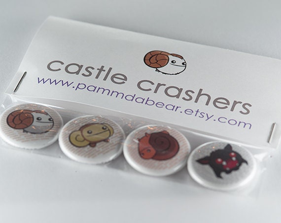 Castle Crasher Animal Button 
