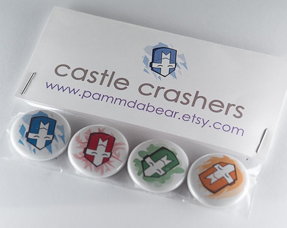 castle crashers stickers
