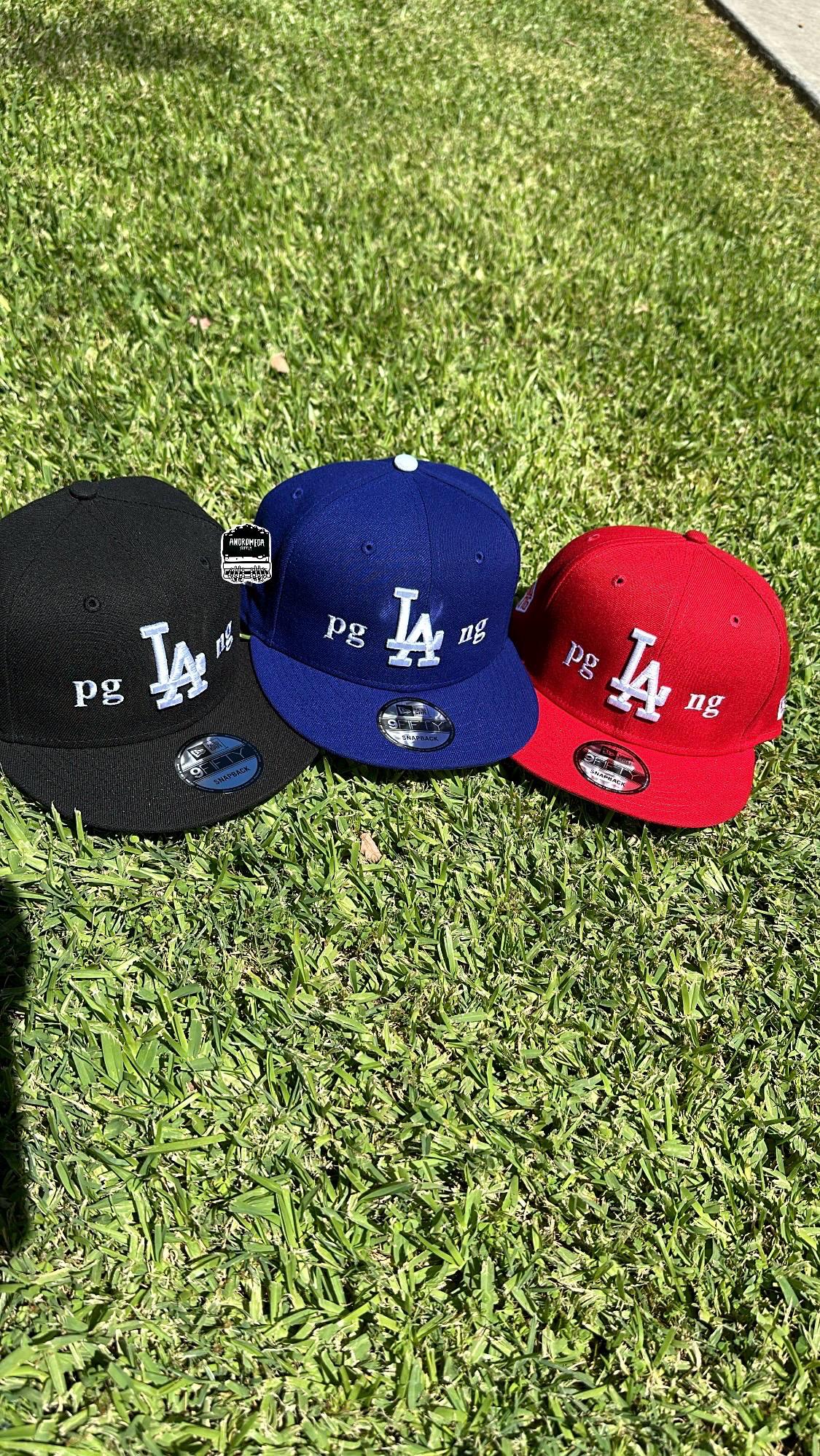 KENDRICK LAMAR|Authentic New era| pgLAng hat| GNX tour| merch| Stadium tour| black, blue & red| Los Angeles| Compton| California| Gift