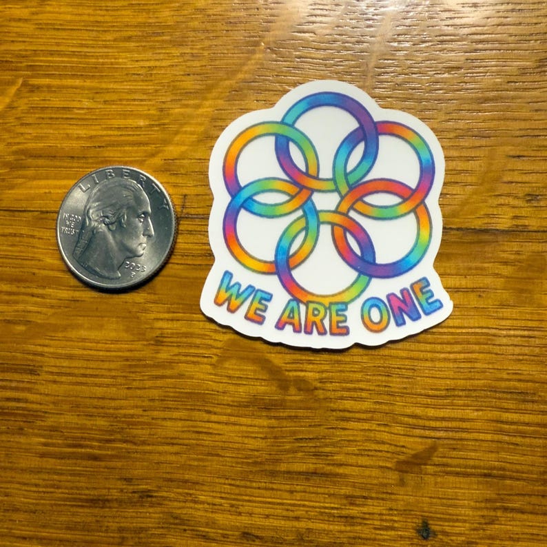 Community Unity Sticker Unity Sticker, 2-in Clear Waterproof Vinyl - Etsy
