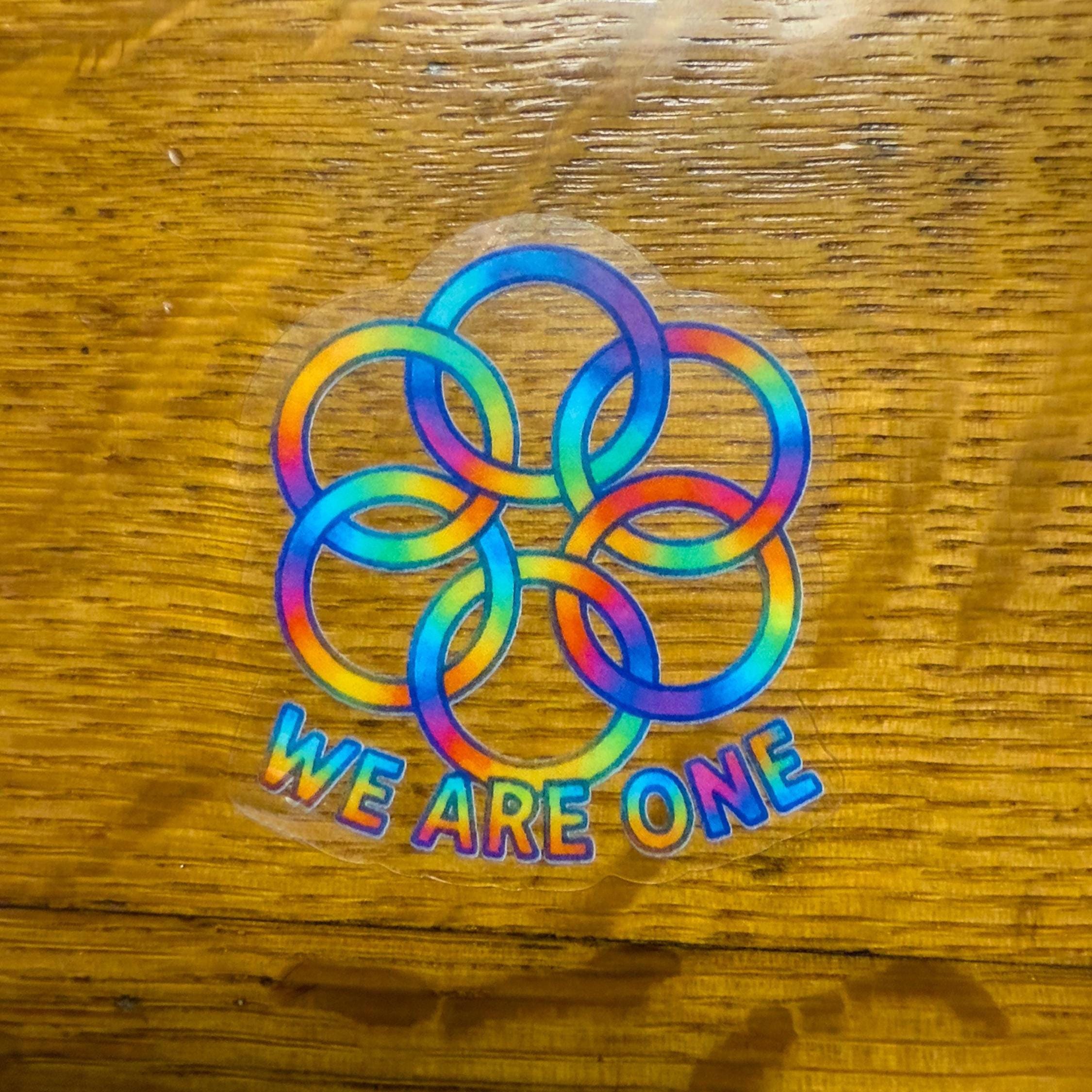 Transparent Unity Stickers Unity Sticker, 2-in Clear Waterproof Vinyl - Etsy