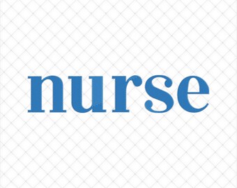 Registered Nurse Embroidery Files, Nurse Embroidery Designs | 5 Sizes Included
