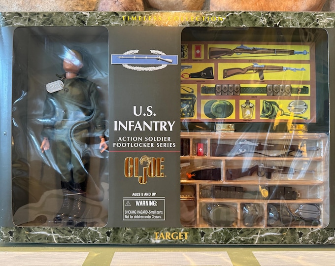 12 Inch GI Joe- US Infantry Action Soldier Footlocker Series - Etsy