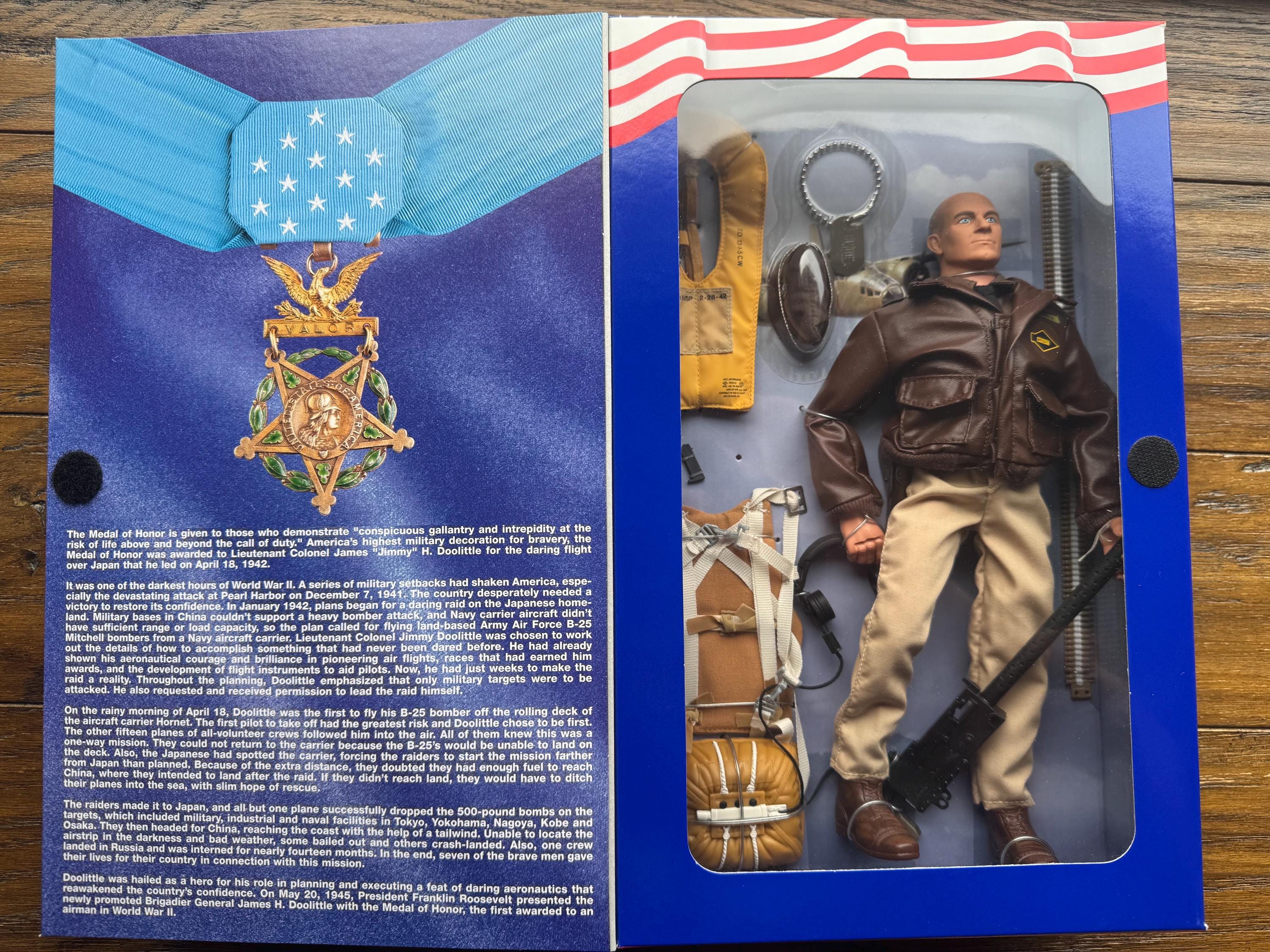 12 Inch GI Joe- Jimmy Doolittle Medal of Honor Recipient - Etsy Canada