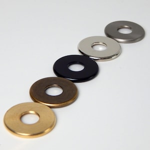 1 Inch Brass Check Rings. Commonly Used for Lamp Parts.