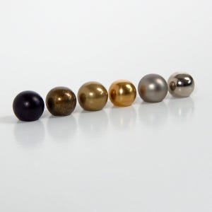 Pair of Solid Brass Round 8/32 Thumbnuts for Lighting Repair
