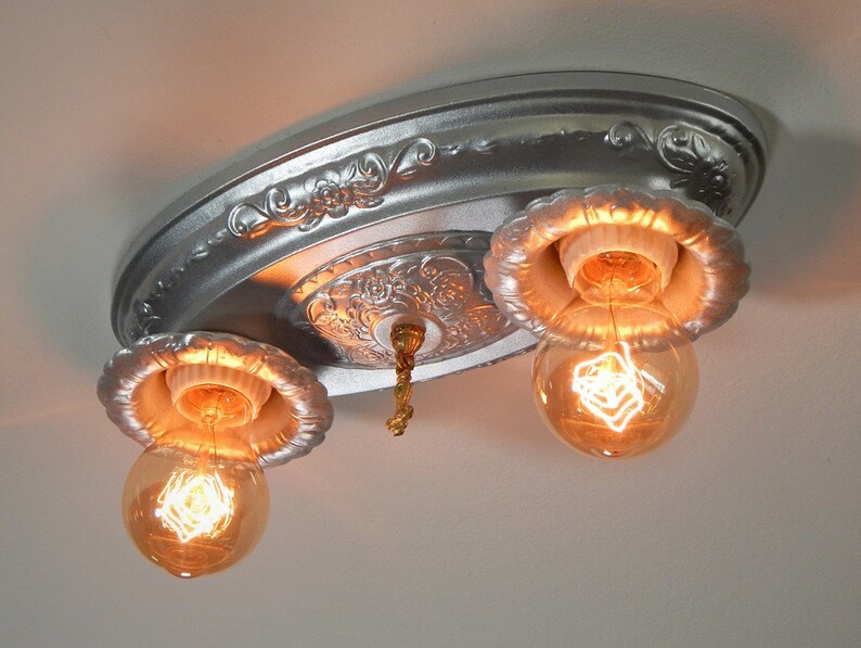 Antique Flush Mount Ceiling Light Fixture