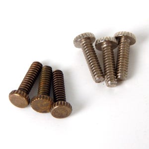 6/32, Lot of 3, 1/2 inch Long Shadeholder / Fitter Thumbscrews