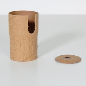 Fat Boy Medium Base Light Socket Turn-Key Paper Insulator Replacement Set