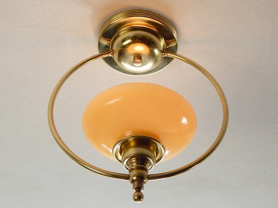Brass Ring Pendant Light