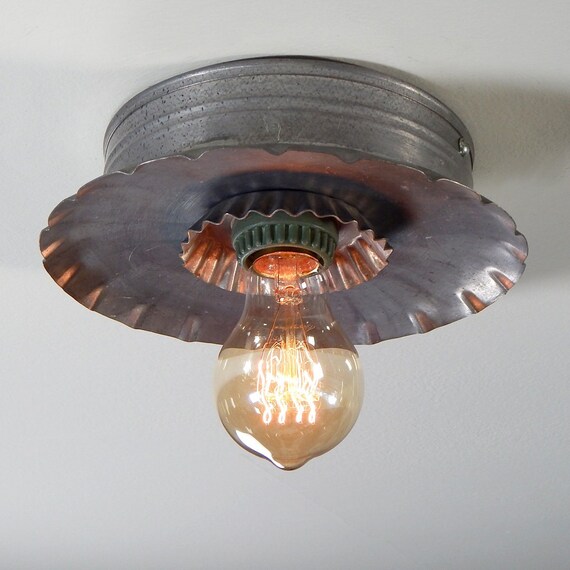 Vintage Flush Mount Tin Ceiling Light Fixture Ireland Vintage Flush Mount Tin Ceiling Light, Tin Ceiling Light Fixtures