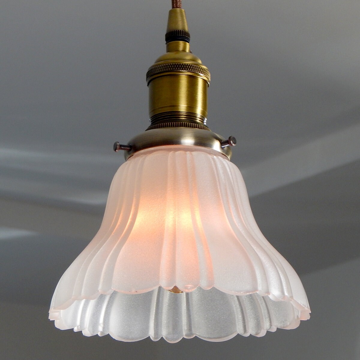 Accesorio de iluminación de techo colgante. Vintage Grabado | Etsy