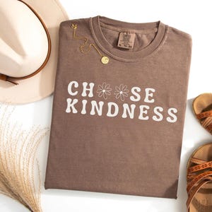 Choose Kindness Shirt Gift For Teacher, Comfort Colors® Teacher Shirt, Daisy Shirt, Back To School Shirt, Be Kind Shirt, Teacher Shirts