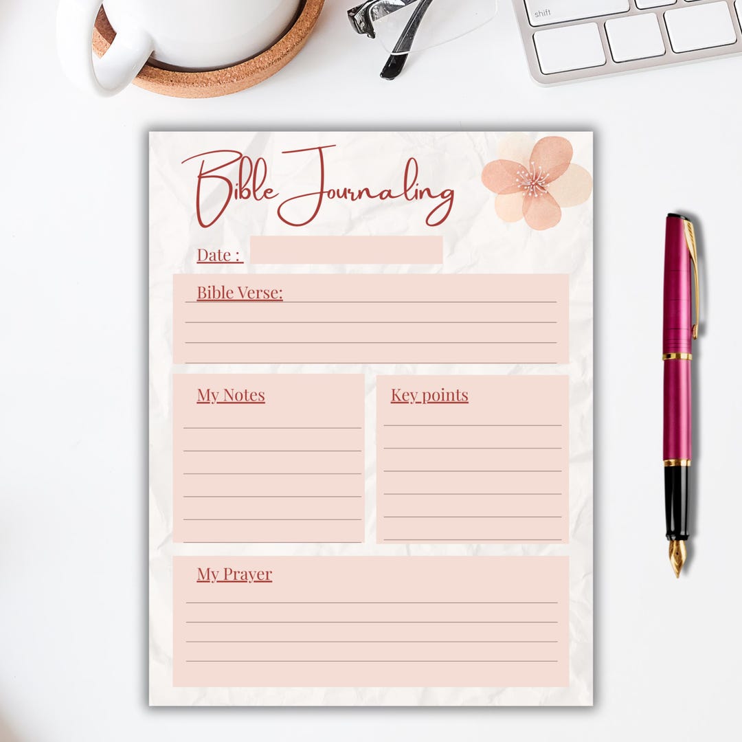 Bible Study for Women | Printable Prayer Pages | Daily Reflection ...