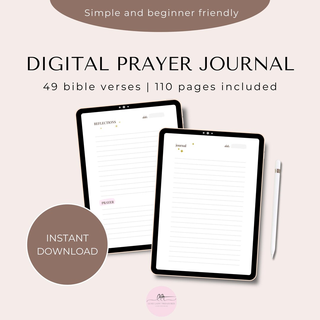 Bible Prayer Journal for Women Christian Reflection and Gratitude ...