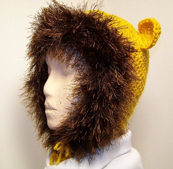 Lion Crochet Hat for Child Pattern Instant Download Digital File Il_570xn
