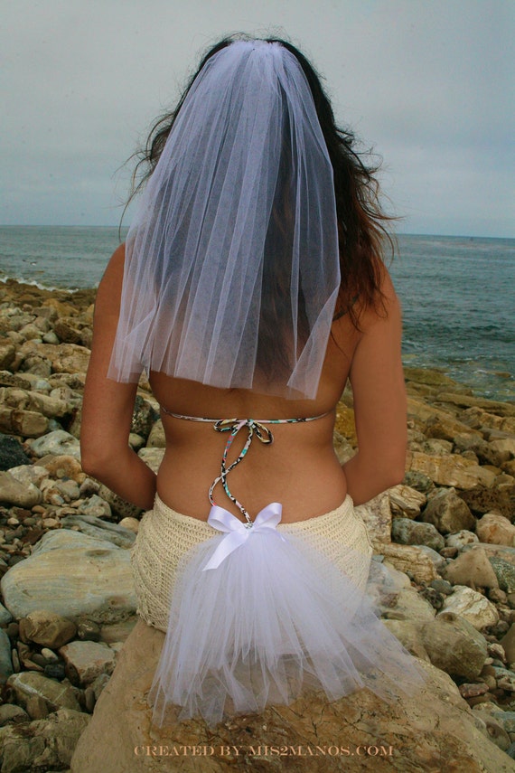 Las Vegas Party Veil SET, Bachelorette Veil and Head Veil SET of 2 Il_570xn