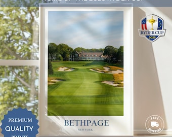 Bethpage Black Golf Course Print: Ryder Cup Wall Art