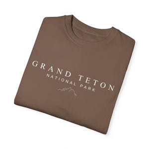 Grand Teton National Park Comfort Colors T-Shirt - Vintage-inspiriertes Unisex Tee