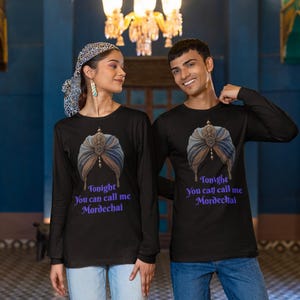 Purim Long Sleeve T-Shirt, Funny Purim Shirt, Purim Costume , Long Sleeve Cotton Tshirt, Funny Purim Outfit, Jewish Clothing, Jewish Clothes