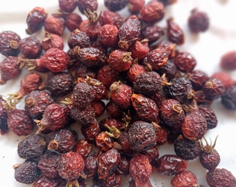 3.5oz.  / 100g Dried Whole Rose Hips - organically home grown, ships from Norway