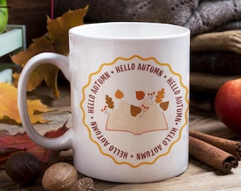 Taza de Hola Otoño