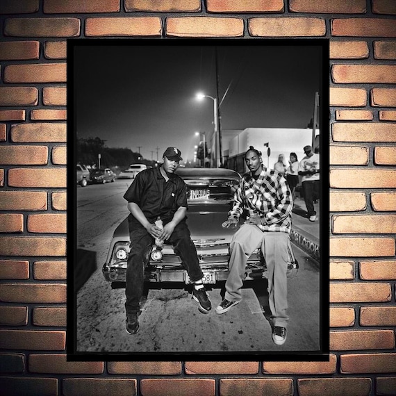 4K | 300dpi | Dr. Dre & Snoop Dogg Iconic 1993 Lowrider
